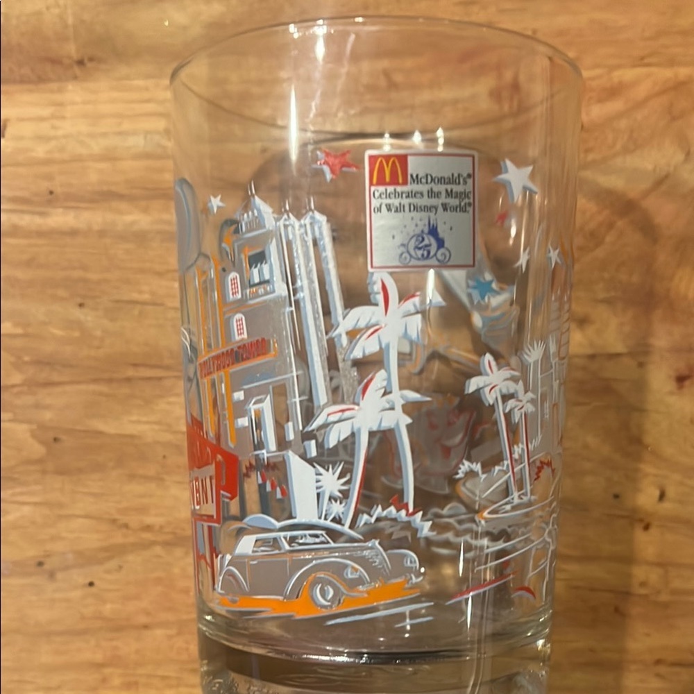 3 Mcdonalds Disney 100 Years Of Magic 25th Anniversary Glasses. Magic Kingdom - Picture 8 of 8